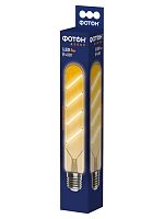 Лампа светодиодная филаментная Ретро Фотон T30/225 E27 220В 4Вт 2200К картинка 